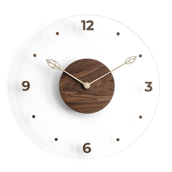 Nordisk Enkel Väggklocka Transparent Klocka Väggklocka Vardagsrum