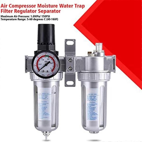 Lufttrycksregulator, SFC300 3/8 Fuktfälla Rengöringsseparator