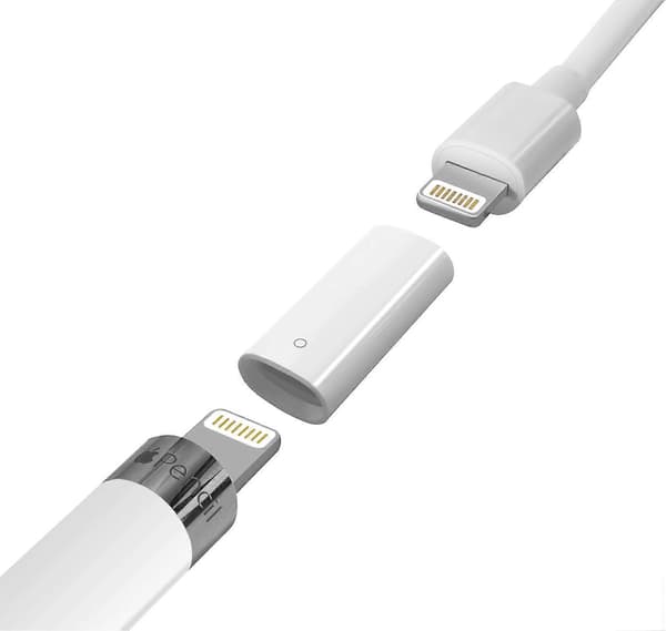 Apple Pencil Adapter Laddningskabel För Apple Pencil Och Ipad Pro (2-pack) - Vit