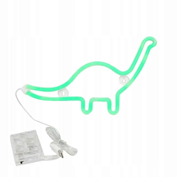 Neonljus Modellampa Dinosaurie Led Neonskylt Ljus