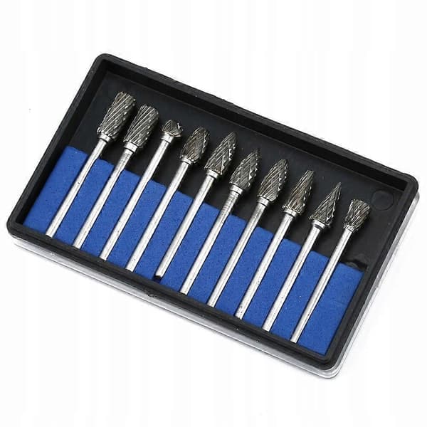 10 st Mini Dremel Tillbehör Slipmaskin Gravyr