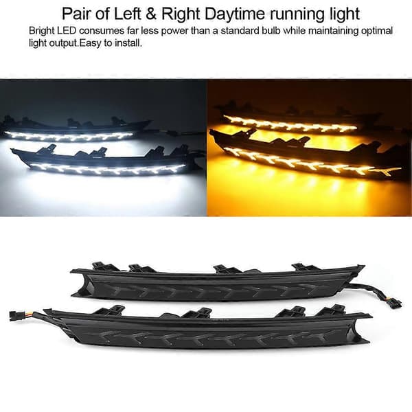2 st LED varselljus dynamisk blinkerslampa passar Mazda CX-5 17-19