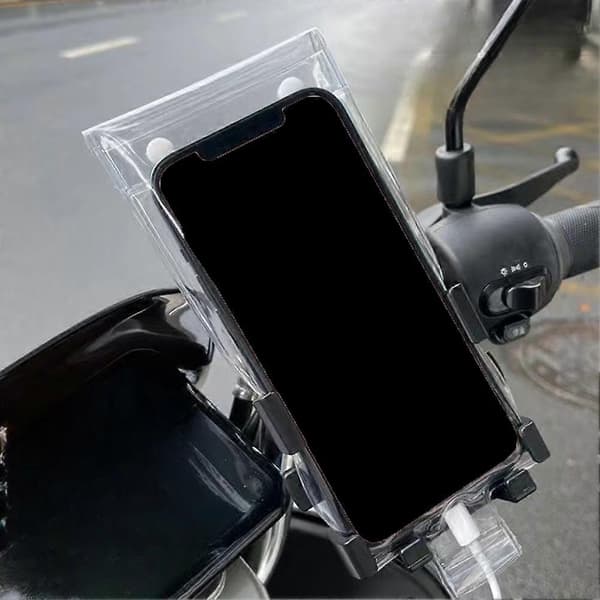 Motorcykel Styret Telefonväska Styre Vattentät Klar Telefonficka
