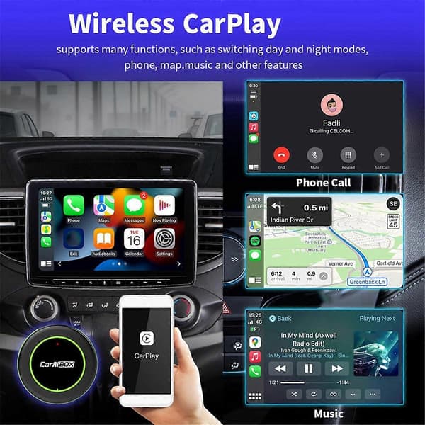 CarAiBOX CarPlay Adapter bil smart AI BOX plug and play