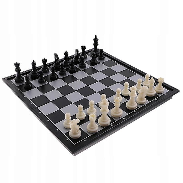 3 i 1 Brädspel Schack Dam Backgammon