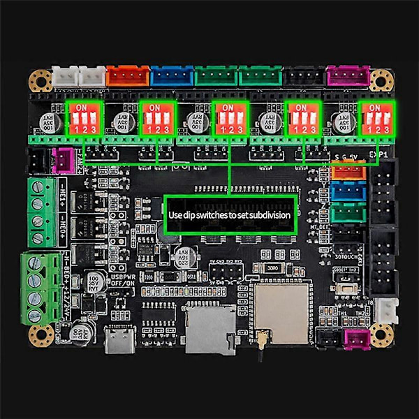 Mks Tinybee Controller Card Moderkort 32Bit 3D-skrivarkontrollkort