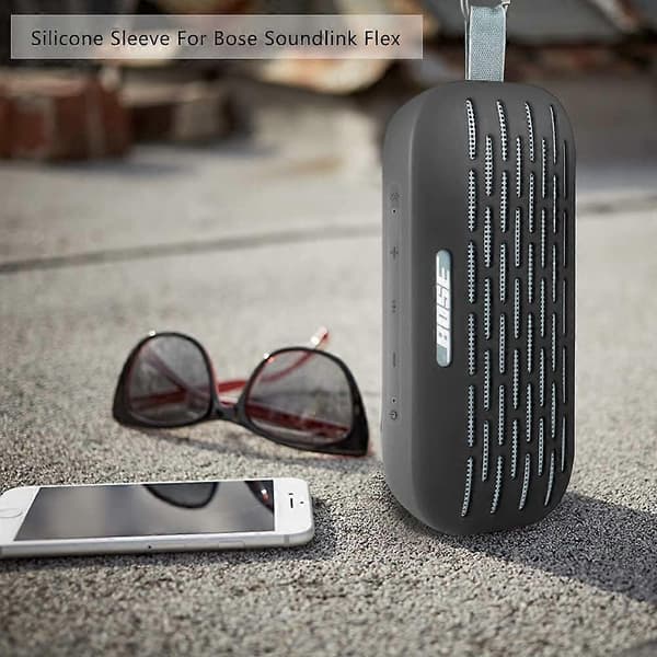 Bluetooth-kompatibelt högtalarskydd för Bose SoundLink Flex (Svart)
