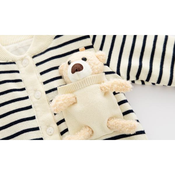 Randiga barnpyjamas Randig barnsovsäck