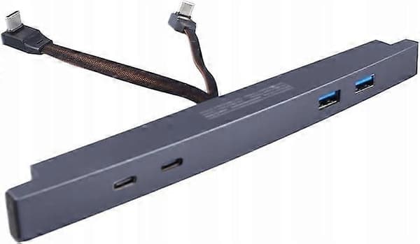 USB-hubb, hållbar USB-splitter, portabel för Tesla Model 3 Y