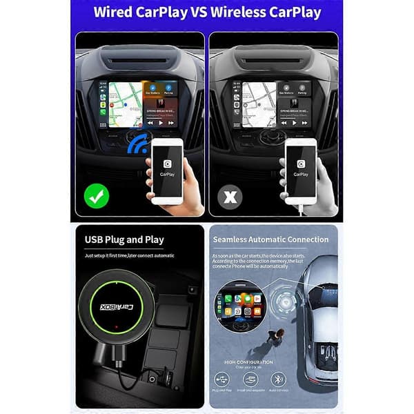 CarAiBOX CarPlay Adapter bil smart AI BOX plug and play