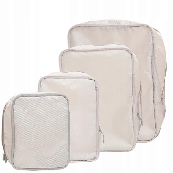 Beige och Brun Resväska