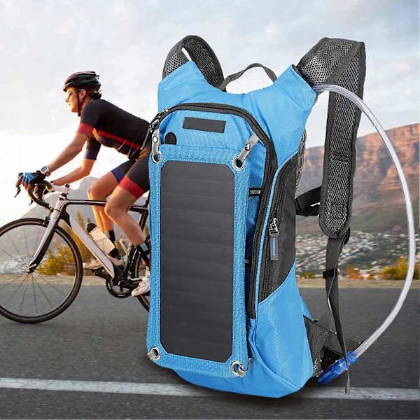 Ryggsäck Stöldskydd Solpanel USB-port