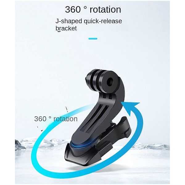 360° Roterande J-Krok Spänne Snabbkopplingsadapterbas för 12 11