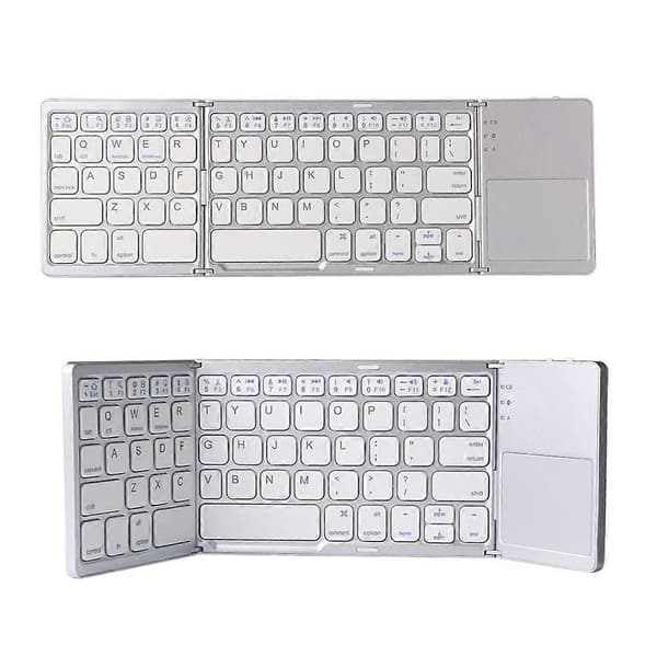 B033 Mini Vikbart tangentbord (B033 Silver)