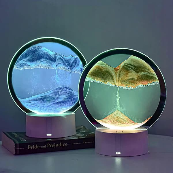 LED-lampa 3D Sandmålning för vuxna