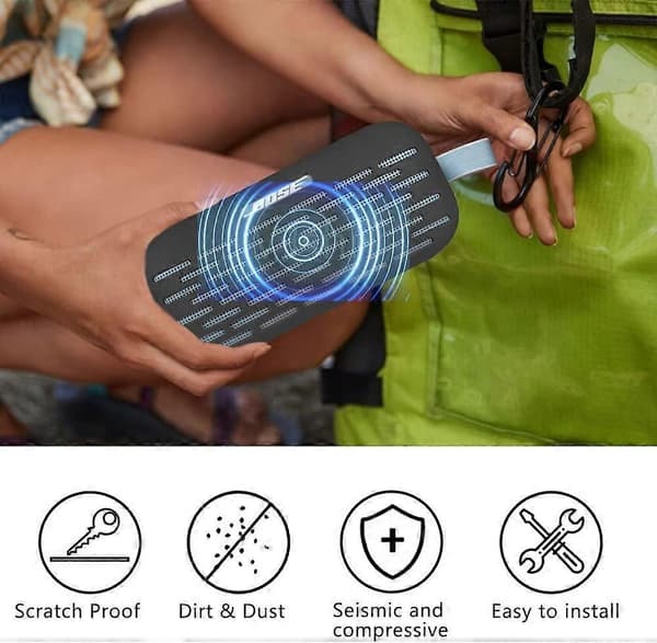 Bluetooth-kompatibelt högtalarskydd för Bose SoundLink Flex (Svart)