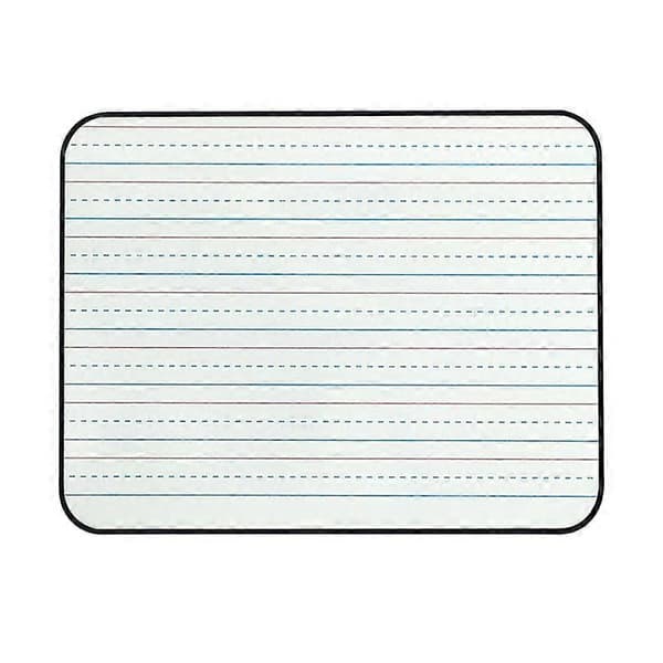 2-pack whiteboard med linjer, 23 x 30 cm, dubbelsidiga mini-whiteboards