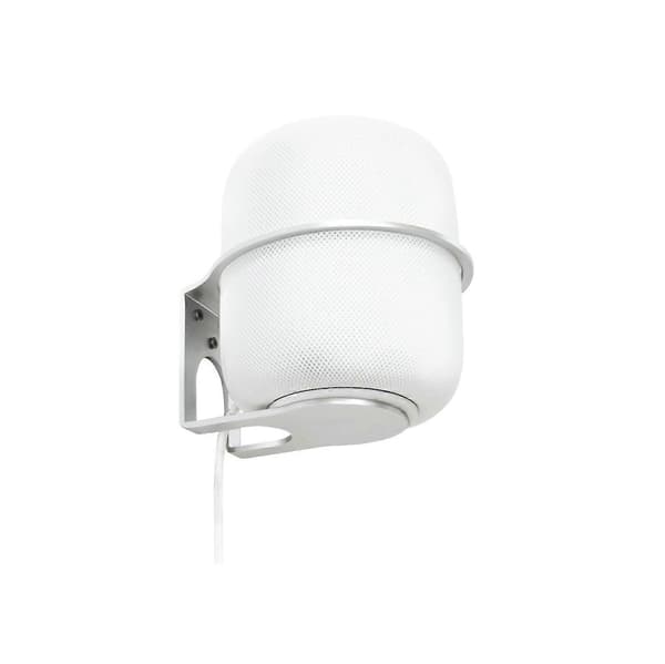 Väggmonterat Mini Högtalarfäste Aluminiumlegering för HomePod2 (Silver)