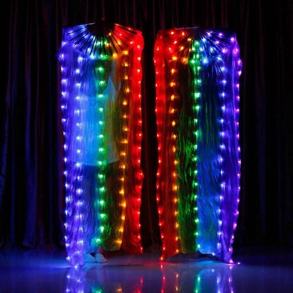 2-pack Vuxen 100% Självlysande LED-Siden