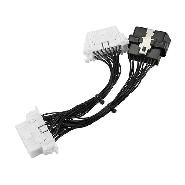 16-stifts OBD2 OBDii OBD2 Splitter Förlängningskabel