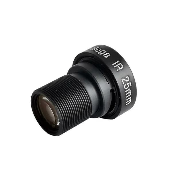 HD 5MP M12 CCTV-kameralins med lång längd, 25 mm