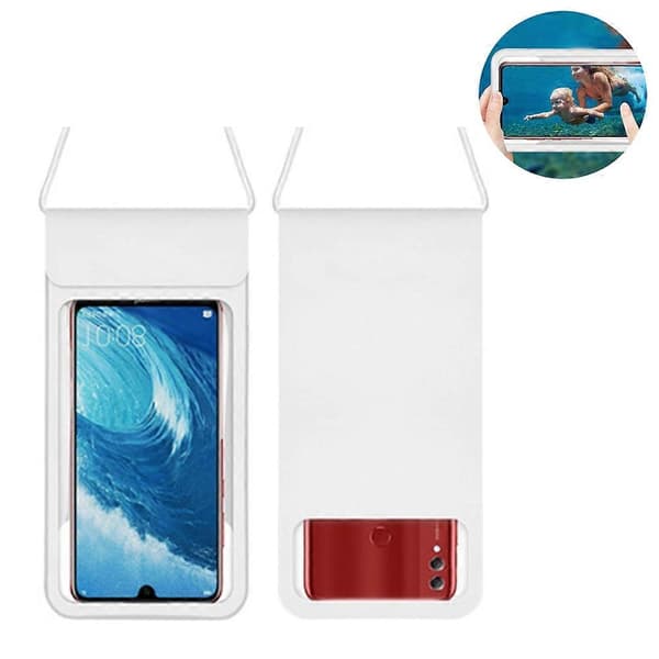 2-pack Vattentätt Telefonfodral Universell Vattentät Telefonpåse Torr Väska för iPhone