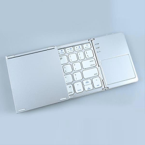 B033 Mini Vikbart tangentbord (B033 Silver)