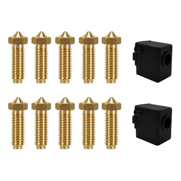 3D-skrivare Extruder Hotend 0.4mm Munstycksset - Slitage