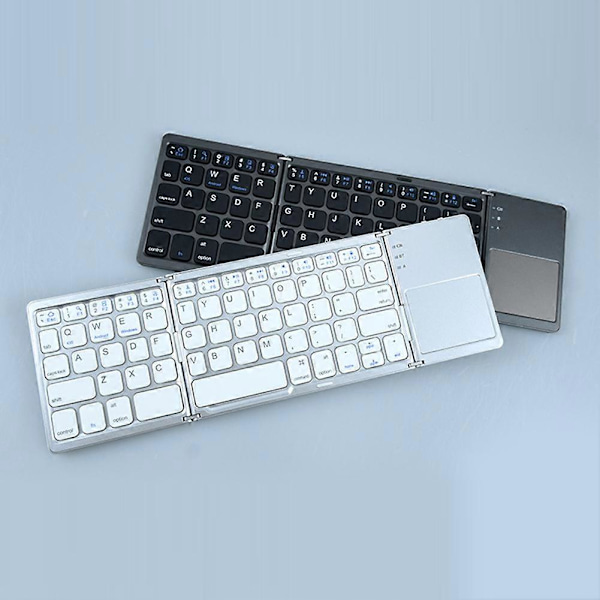 B033 Mini Vikbart tangentbord (B033 PLUS Silver)