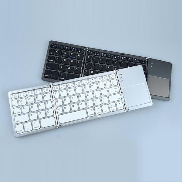 B033 Mini Vikbart tangentbord (B033 Silver)