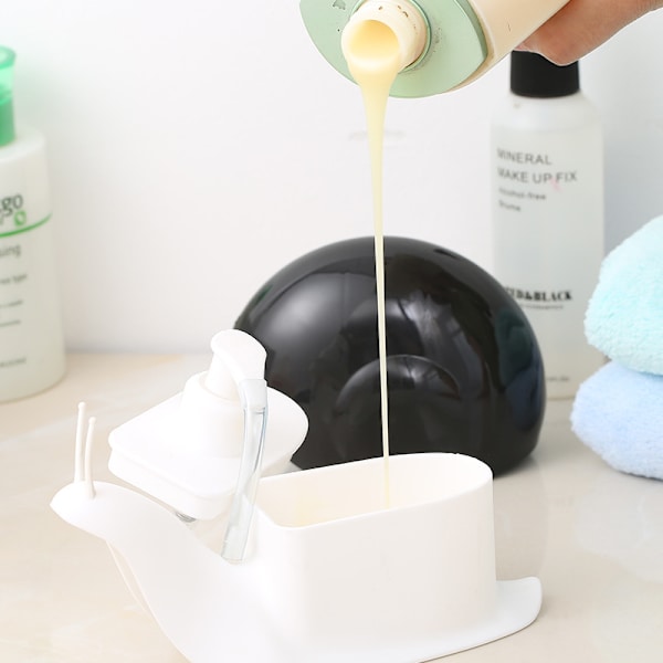 Söt Snigel Kök Badrum Tvåldispenser 120ML Svart
