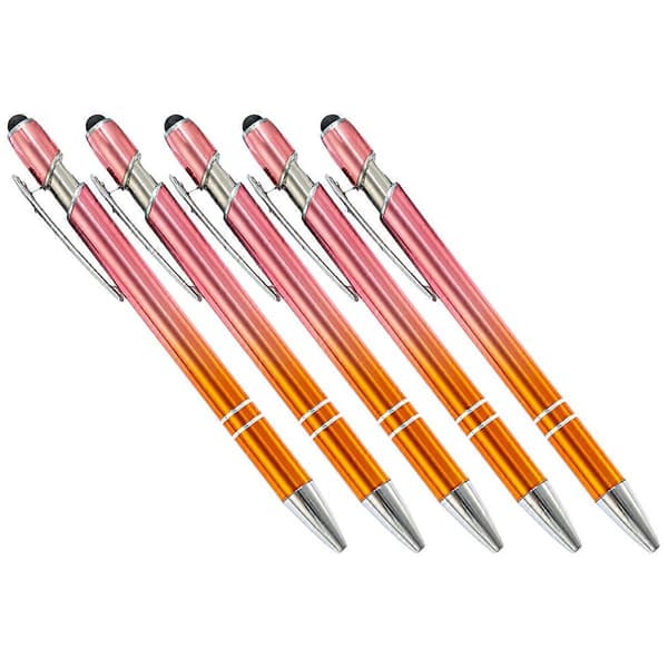 50 st Gradient Metall Kulspetspennor Pekskärm Kulpenna B