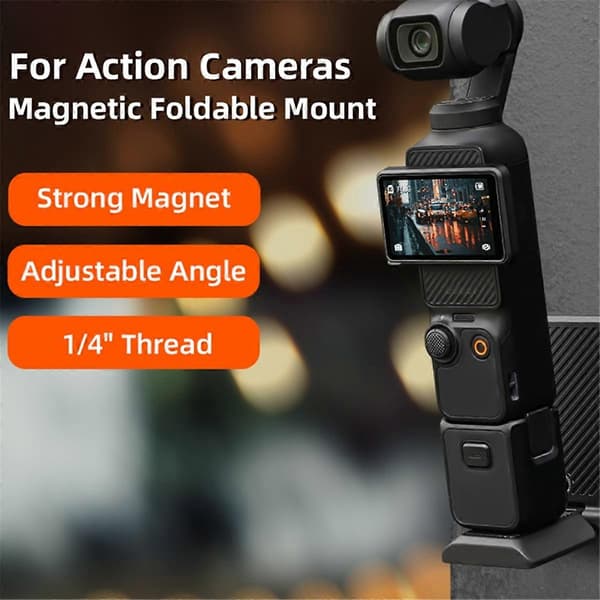 För POCKET3 Magnetiskt Vikfäste för Action 5pro Skrivbord