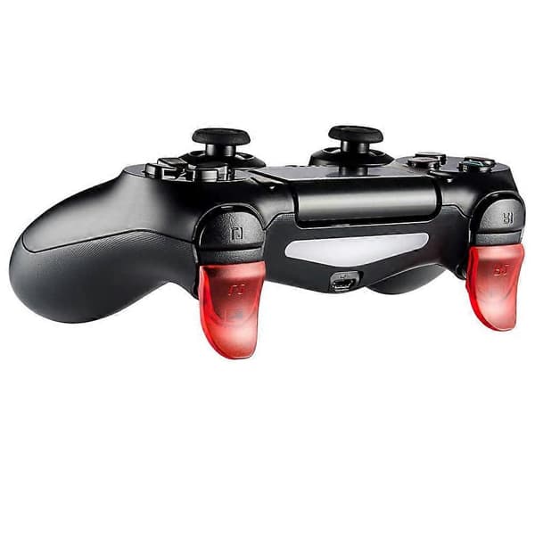 2 par PS4 trigger L2 R2 knappar axelknappar set tillbehör för PS4 Playstation 4 handkontroll - röd
