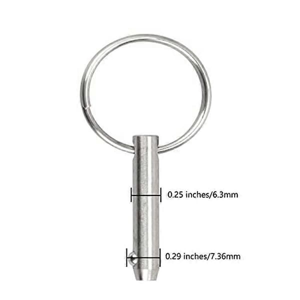 4 st Marine Bimini Topp Pins
