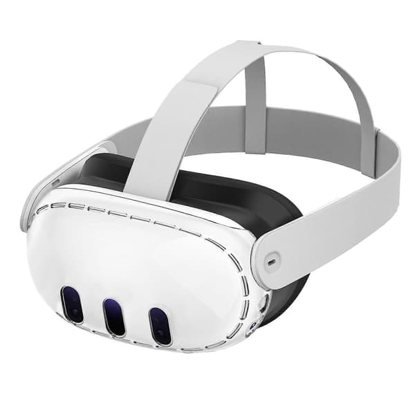 Klart skyddsskal för Meta Quest 3 VR-headset