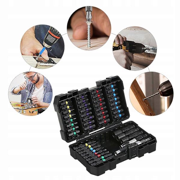 Skruvmejselbits Set 45 st