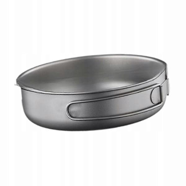 Titanium Pan Titanium Kokkärl Utomhus Köksredskap Servis 1200ml