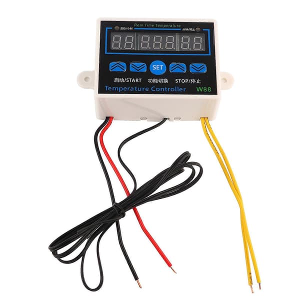 Högtemperaturkontroller 3?Display Multifunktionell Kontrollbrytare W88 ?19~99 220V