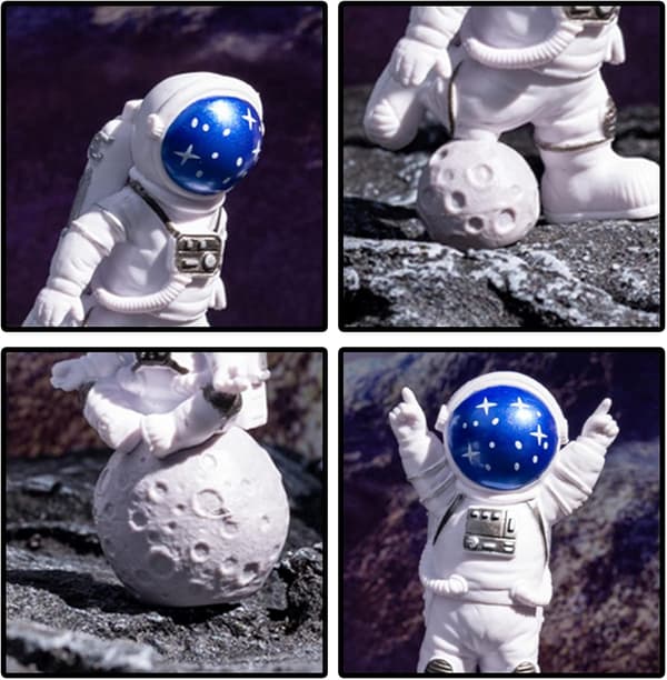 Modern astronaut dekorativ miniatyrmodell, Astronaut Rymdman S