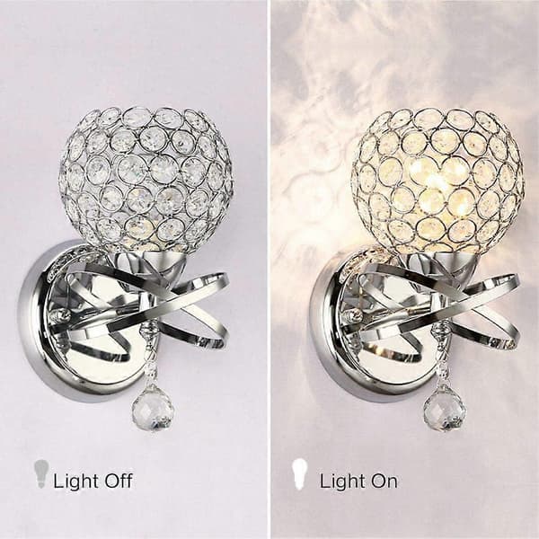 Modern Kreativ Kristall LED Vägglampa Vägglampa För Sovrum Vardagsrum Korridor Sovrum Matsal/Sovrum/E14 Bas