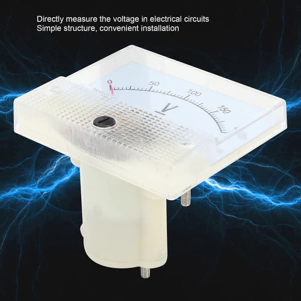 Pekare DC Voltmeter Panel Volt Spänningsmätare Mätinstrument 85C1 DC 0~200V