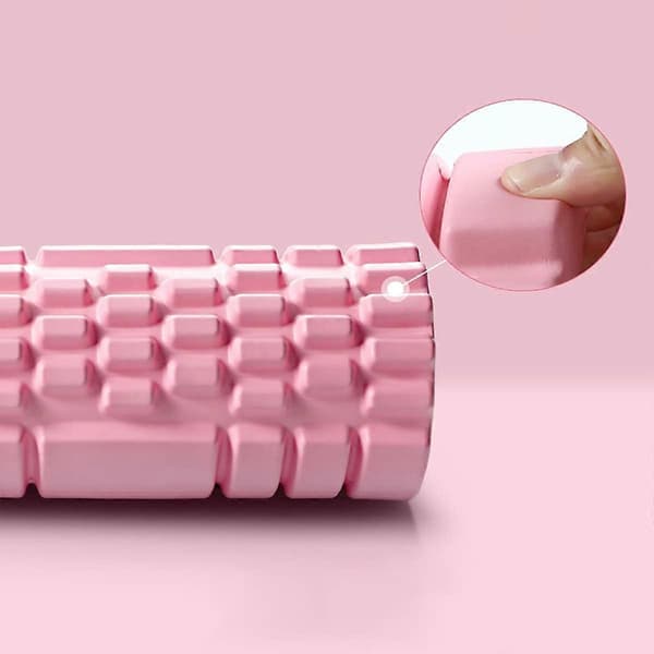 Massage Roller Foam Roller Pilates Column Yoga Rosa Multifunktionell Foam Roller Ideal- Big Classic 30*10Cm Rosa