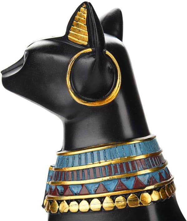 Kattstaty, Egyptisk harts kattstaty staty hem Roo