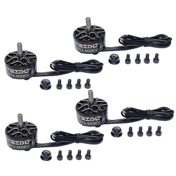 4 st 2812 V2 FPV Motor 900KV för RC Multirotor Flygplan 7/8/9 Tum
