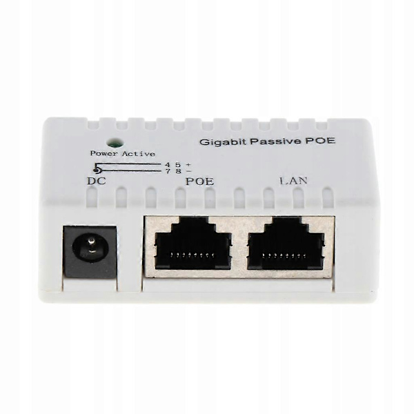 2 Delar Gigabit Passiv Poe, V 2000ma Ström Över
