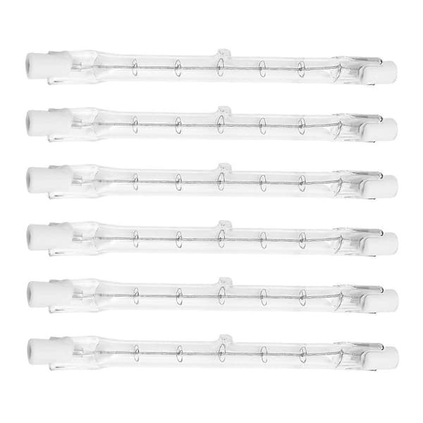 R7S Halogenlampa 118mm 200W 230V Halogenstav R7S Dimbar 6-pack
