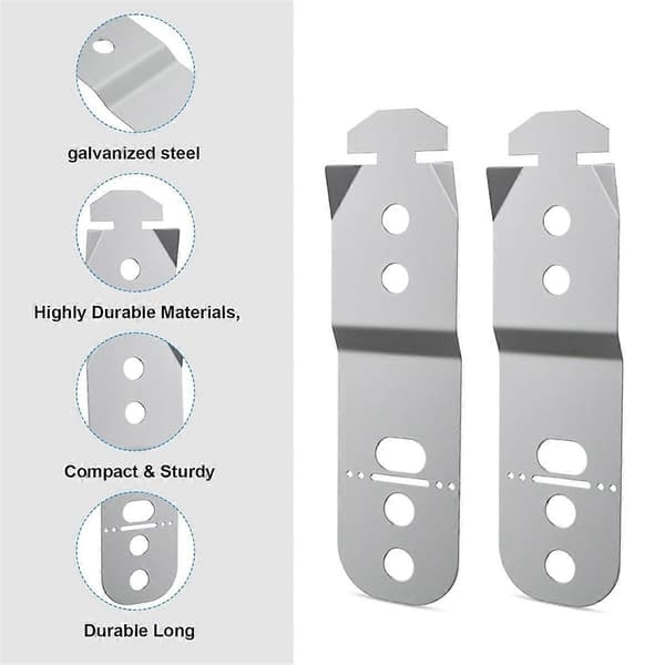Diskmaskin Monteringsfäste 619985 för Diskmaskinsdelar, 2-pack