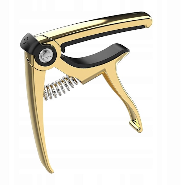 Gitarr Capo Universal Gitarr Capo Stämskruv Clip Guld