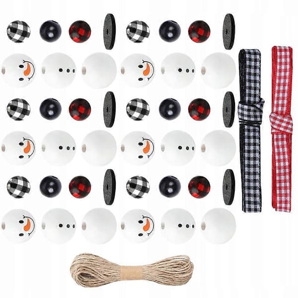 DIY Pärlor Snögubbe Smyckestillverkning
